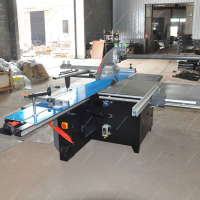 Casa Trabajo de la madera Serra de mitra automática deslizante con mesa corredera de 3200 mm y elevador de madera