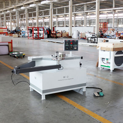10.8m/min Velocidad de alimentación del panel Máquina de bandaje de borde de mini brazo plegable para paneles de PVC MDF