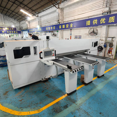16.5kw de potencia computarizado CNC automático de panel de madera de corte de viga de sierra para la madera