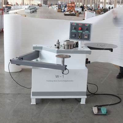 Métodos de trabajo Máquina de banda de borde totalmente automática para la curva de brazo plegable
