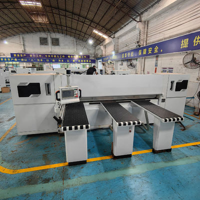 16.5kw de potencia computarizado CNC automático de panel de madera de corte de viga de sierra para la madera