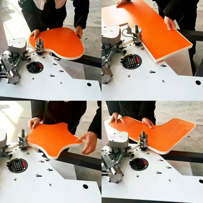 Métodos de trabajo Máquina de banda de borde totalmente automática para la curva de brazo plegable