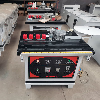 MD507 Maquinaria de pegado recta y curva para carpintería de borde de PVC Máquina de bandaje fácil