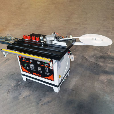 MD507 Maquina de bandaje de borde de carpintería para mejorar la curva recta con control de velocidad
