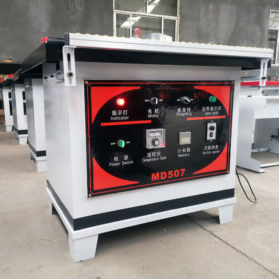 MD507 Maquina de bandaje de borde de carpintería para mejorar la curva recta con control de velocidad