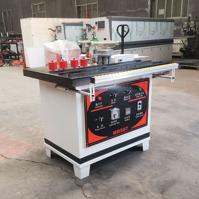 Máquina de bandaje de borde de curva de ancho de corte efectivo de 50 mm para línea de producción de carpintería