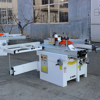 0-2kW 5 en 1 combinado de panel deslizante serrucha huso moldeador de mesa máquina planadora de trabajo de madera