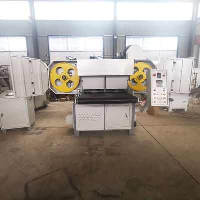 11KW-22KW Potencia del motor principal MJ400 Cortar madera Máquina de sierra horizontal con ruedas