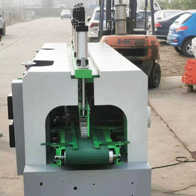 Máquina de lija automática avanzada de bloque de madera de cuatro lados con rodillo de doble presión