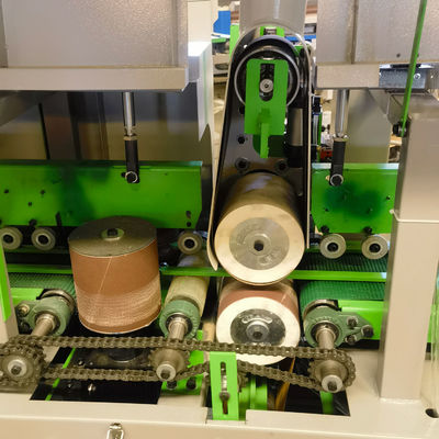 Maquina de lijar de cuatro lados PMS8130 para la carpintería con pulido por pincel y motores de 4kw*4