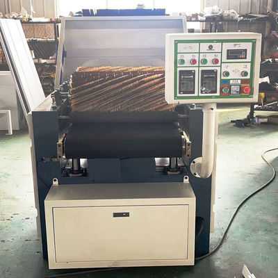 Trabajo de la madera elevación automática de la mesa de transporte tambor Sander máquina con control de frecuencia