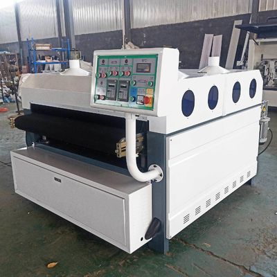 Máquina de dibujo de alambre de trabajo de madera totalmente automática para el pulido de placas de metal de aluminio