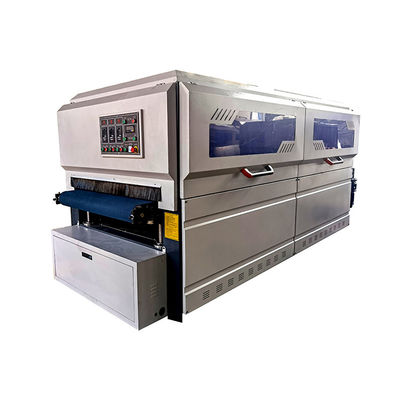 Máquina de lijar con cepillo de madera de 1300 mm para pulido automático de puertas de gabinetes de cocina
