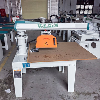 MJ2236 Máquina de corte de madera de brazo giratorio universal pequeño con balanza de ángulo de oscilación incorporada