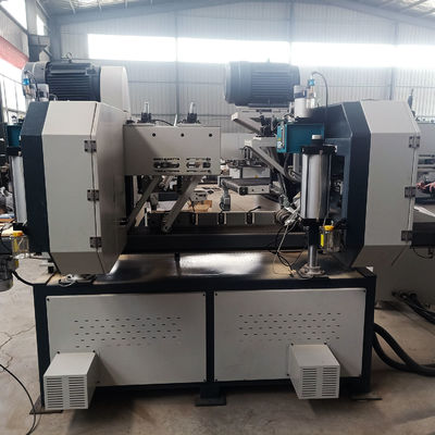 Máquina de cortar madera de sierra de doble cabeza horizontal con ancho de trabajo máximo mm 400 mm