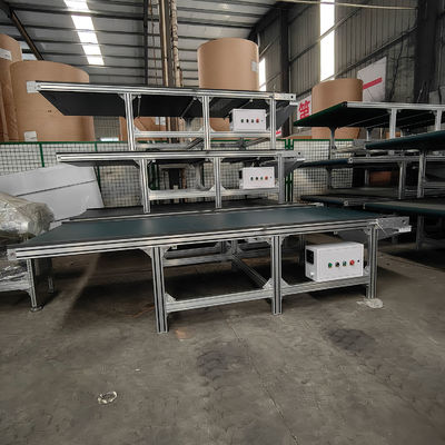 3200mm longitud personalizada de carga y descarga automática de transporte del banco de trabajo CNC Router Machine