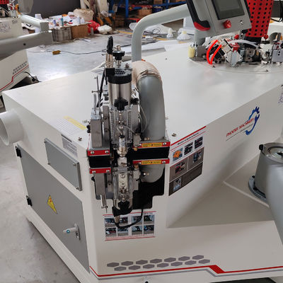 Función de recorte de esquinas KN-700-3 Máquina de bandaje de borde de alimentación totalmente automática