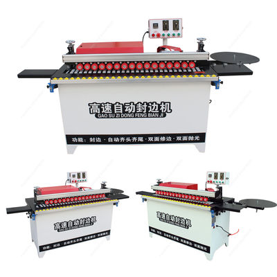 4kw de potencia total Máquina de banda de borde de madera sólida totalmente automática para la precisión y el diseño