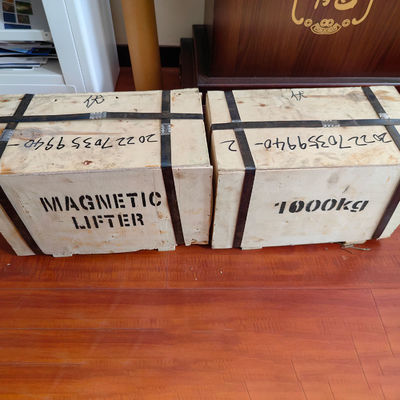 20 kg de tensión máxima Industrial Magnético Boule Permanente elevador magnético para placas de acero redondo