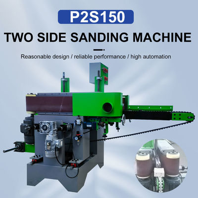 0.37kw Motor de empuje P2S150 Sander de doble cara para la madera