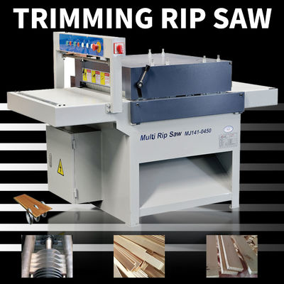 MJ141-0650 Automatización horizontal de la madera de corte multi-Rip Trimming Saw Machine para el aserradero