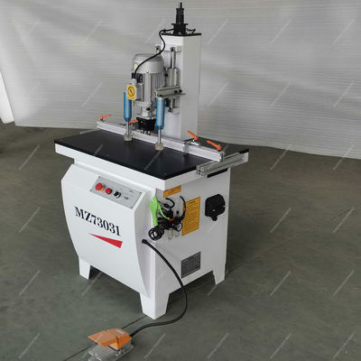 Máquina de perforación vertical de madera para perforación de agujeros de bisagra de cabeza única Profundidad máxima de perforación 60 mm