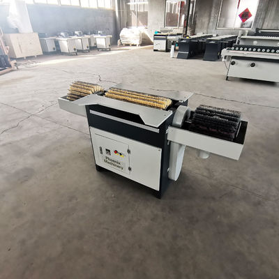 Máquina de lijar con pincel de tambor de tres rodillos para muebles