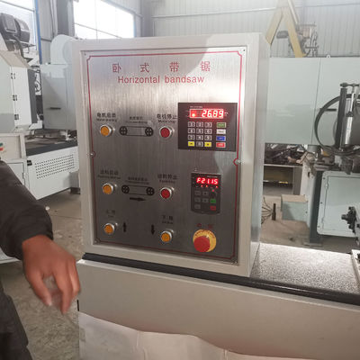 Máquina de sierra automática de banda CNC de estilo horizontal MD400/500/650/850 para molino de madera