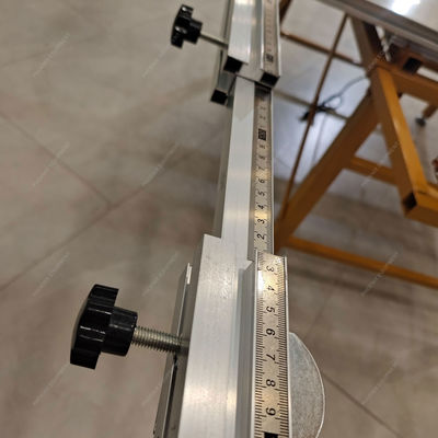 Máquina de corte de madera contrachapada de mesa corredera de alta precisión con motor de sierra de mini panel PDMJ16