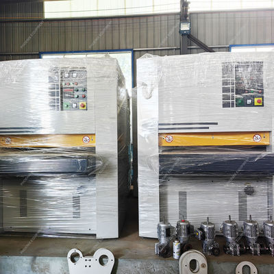 R-RP1300 Máquina de pulido de lija de cinturón ancho para chapa de acero inoxidable de metal de aluminio