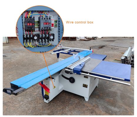 3200mm de trabajo pesado de precisión de mesa corredera de panel de la máquina de sierra para las necesidades de corte de madera