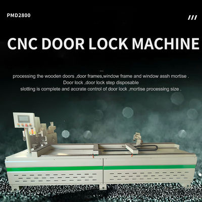 Máquina de perforación de puertas de madera totalmente automática máquina de agujero de llave CNC para una operación fácil