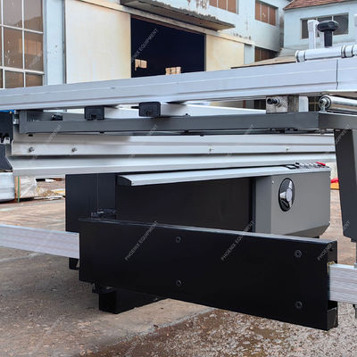 MJ3200 Mesa corredera de madera totalmente automática de corte oblicuo de 45 grados