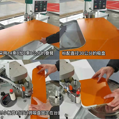 10.8m/min Velocidad de alimentación de los paneles W3 Máquina automática de bandaje de mini bordes para la madera