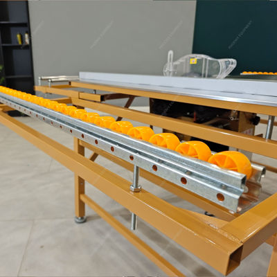 Sierra de corte de paneles para la carpintería con mesa plegable portátil y tecnología de sierra deslizante