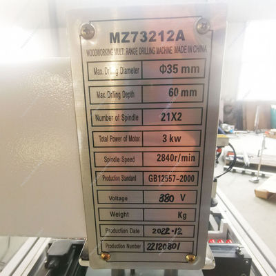 21*2pcs Arcos de auge Máquina de perforación múltiple automática de muebles CNC