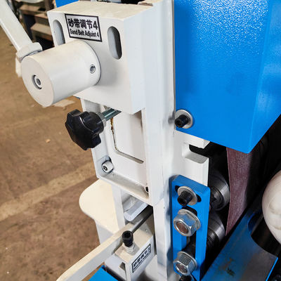 MM2012C Máquina de pulido automática de precisión de cuatro cintas para lijar rodillas redondas de madera
