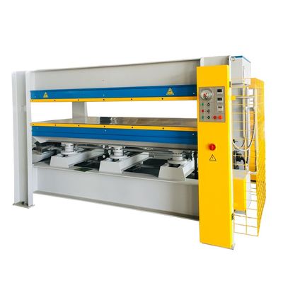 Maquina de prensado en caliente de madera laminada con alta productividad y buena