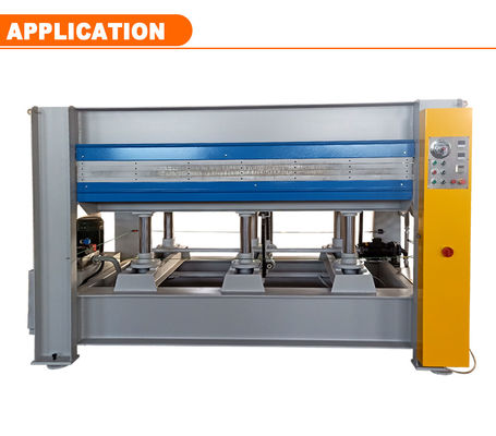 Maquina de prensado en caliente de madera laminada con alta productividad y buena