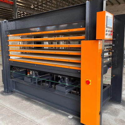 Maquina de prensado en caliente de madera laminada con alta productividad y buena