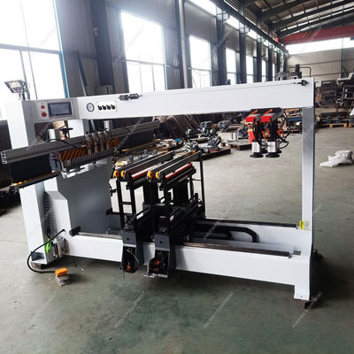 Tiendas de materiales de construcción Trabajo de la madera Máquina de perforación de agujeros de cabeza de línea 2 con potencia de 1,5 * 2 kW