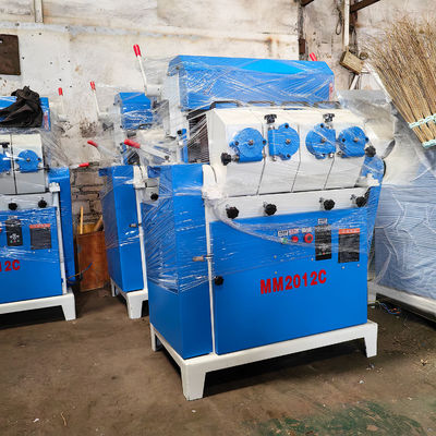 5.5kW Potencia 4 Cinturones Trabajo de la madera Rodas redondas de madera palos máquina de lijar Polidora máquina de lijar