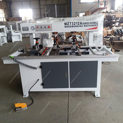 Máquina de perforación de paneles de madera de agujeros múltiples con 2 cabezas en 380V / 50HZ