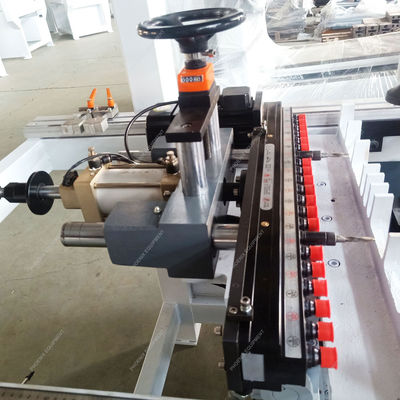 Máquina de perforación de paneles de madera de agujeros múltiples con 2 cabezas en 380V / 50HZ