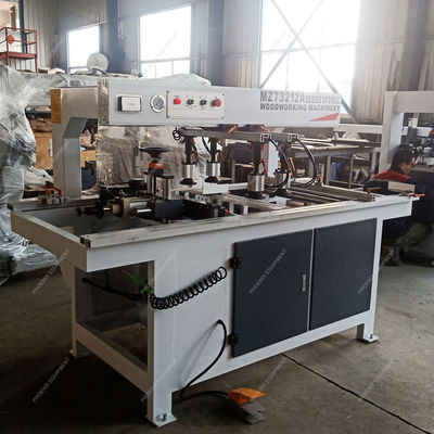 Máquina de perforación de paneles de madera de agujeros múltiples con 2 cabezas en 380V / 50HZ