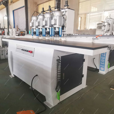 Localizador CNC de trabajo de madera normal Madera de 4 cabezas de perforación Banco de torsión de perforación de fresado
