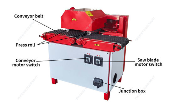 Procesamiento de madera con PDPJ300 Panel de madera sólida Multi Saw Blade y 10 pulgadas Saw Blade