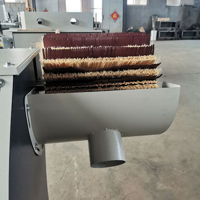 Maquinaria de lija de madera de doble cabeza de tambor de cepillo lijadora para pulir muebles de madera sólida