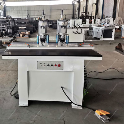 Máquina de perforación de agujeros de paneles verticales de madera de 300 kg con taladro autocentrado