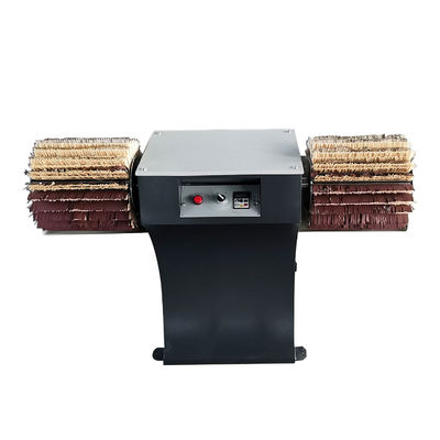 Ancho de trabajo ilimitado Máquina de pulido manual de doble rollo vertical 380v/50Hz Voltagem